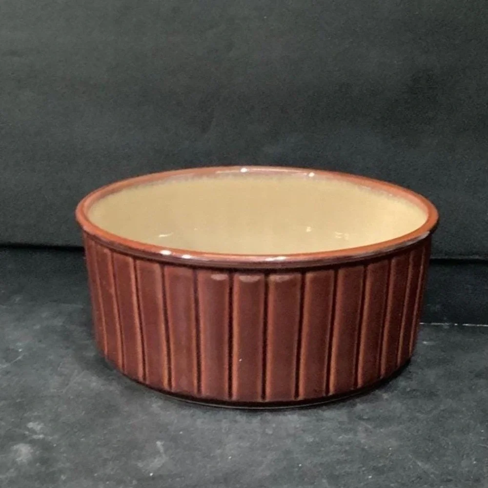 Sango Nova Brown Casserole Dish #4933, No Lid, Oven‎ Proof Ceramic Bakeware
